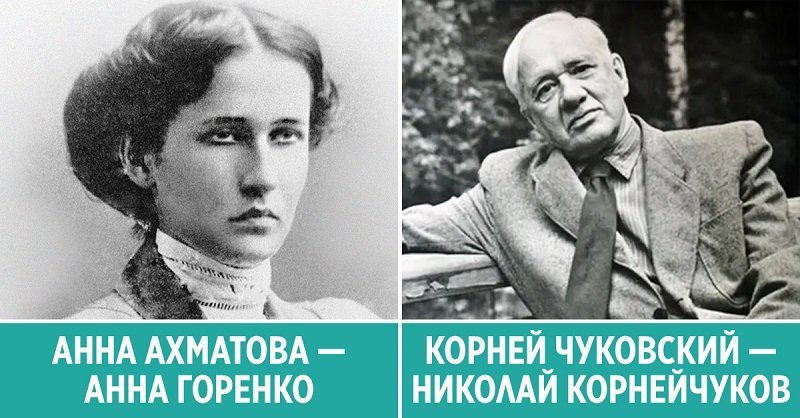 Настоящие фамилии русских писателей, псевдонимы которых на слуху