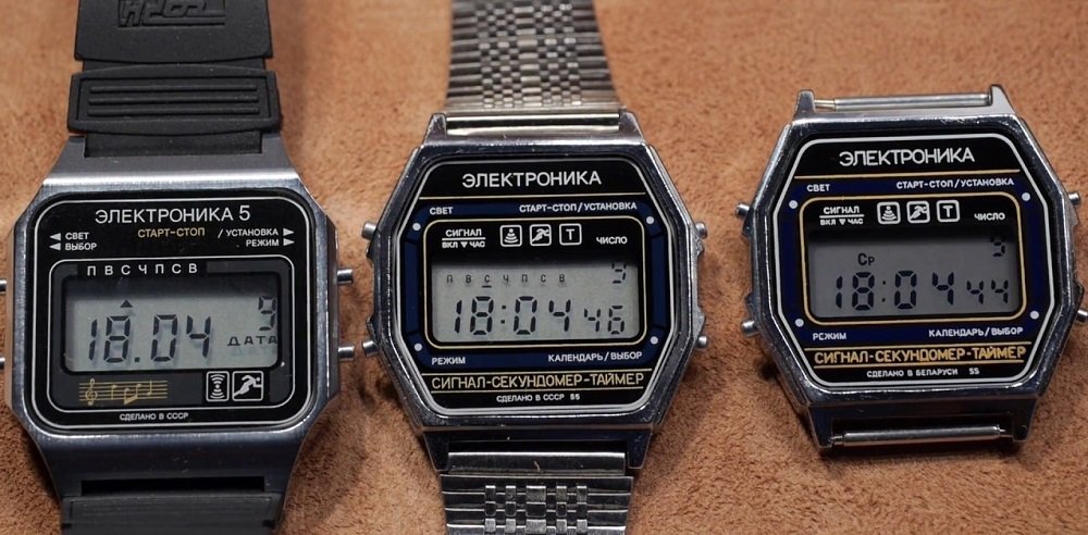В чем уникальная особенность советских часов "Электроника"
